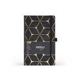 Castelli Notebook Gold Pkt Ruled Flower