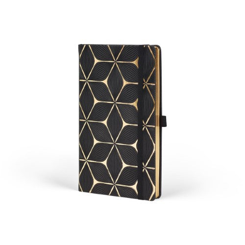 Castelli Notebook Gold Pkt Ruled Flower