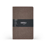 Castelli Notebook Harris Mid Ruled Coffee Brown