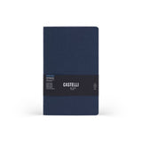 Castelli Quaderno Stitched Wool&Cotton Mid Ruled Blue