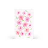 Castelli Quaderno Stitched Aquarello Mid Plain Peach Flowers