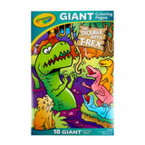 Crayola Giant Colouring Pages Foldalope T-Rex 18 Pages