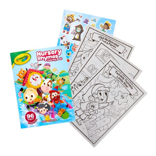 Crayola Coloring Book Nursery Rhymes 96 Pages