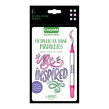 Crayola Signature Metallic Outline Paint Markers 6Pk