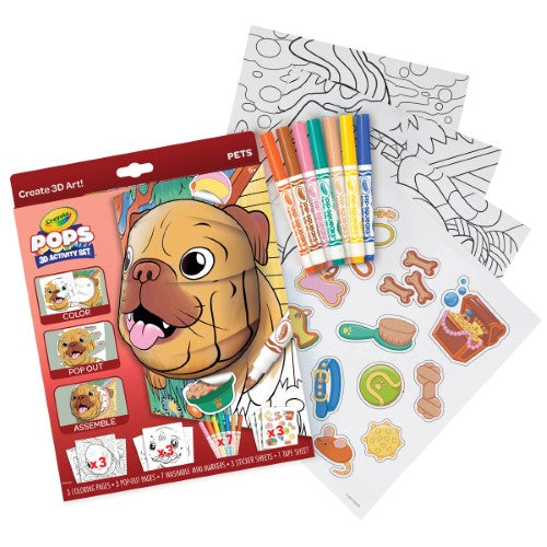 Crayola POPS 3-D Activity Set Pets