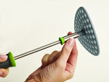 Delta Folding Masher - Grey / Green - Joseph Joseph