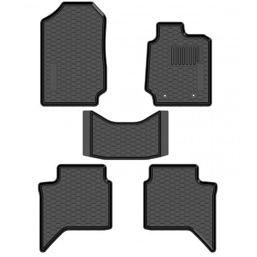 WILDCAT - ALL WEATHER DEEP DISH DOUBLE CAB MAT SET - FORD RANGER 2012 ON