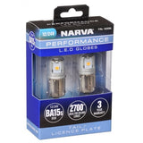 12/24V BA15S R5W LED GLOBES 2 PACK