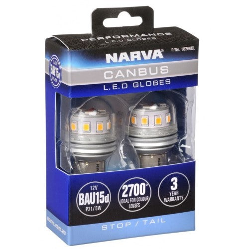 12V BAY15D LED GLOBES WITH CANBUS