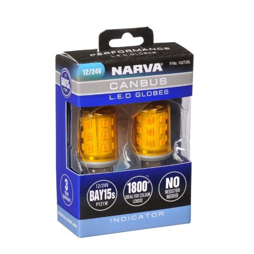 12V BAU15S LED GLOBES WITH CANBUS