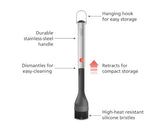 GrillOut BBQ Silicone Basting Brush with retractable head - Joseph Joseph