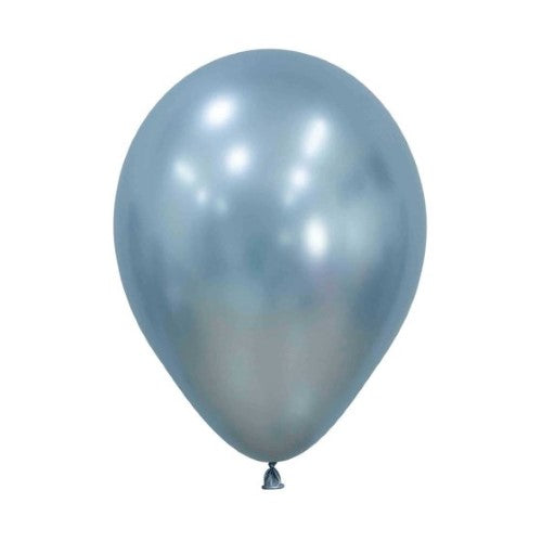 Sempertex 30cm Silk Arctic Blue Latex Balloons 839- 25 Pack - Pack of 25