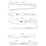 Churrasco Barbecue Set Polywood 3 Piece Set - Tramontina