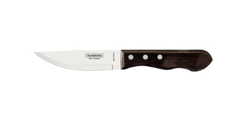 Jumbo Steak Knife with Polywood Handle 5", 12cm - Brown - Tramontina