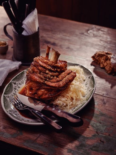 Jumbo Steak Knife with Polywood Handle 5", 12cm - Brown - Tramontina