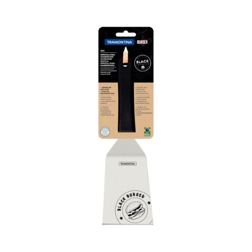 Churrasco Black Barbecue Burger Spatula  6", 15cm - Tramontina