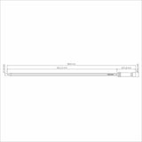 Heavy Duty Stainless Steel Skewer Wood Handle 95cm - Tramontina