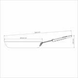 Professional Induction Aluminum Nonstick Restaurant Fry Pan 30cm - *Worlds Best - Tramontina