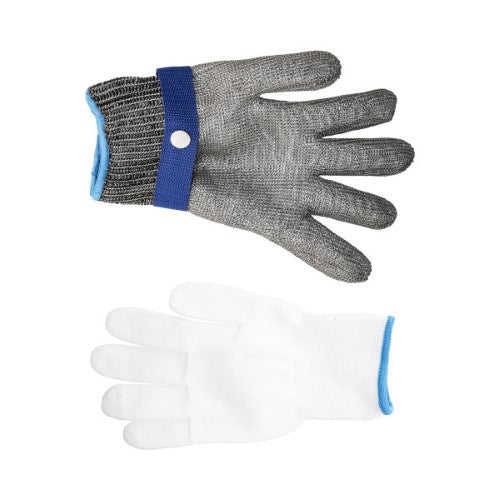 Chain Mesh Glove Stainless Steel Size Extra Large - Chef Inox