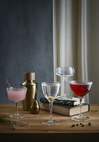 Bartender Art Deco' Martini 235ml - Bormioli Rocco  - Set of 6