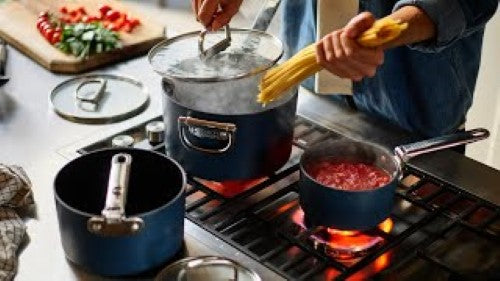 Space 19cm/2.9qt Non-Stick Induction Saucepan & Lid - Joseph Joseph