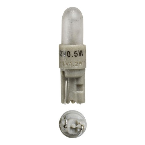 White Dash Panel Globes - 24v 1.2w Kw2 X 4.6d