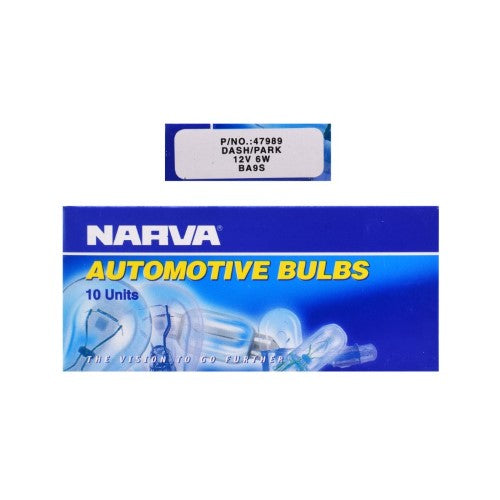 Narva - Globe 12v 6w Ba9s Dash Pk10
