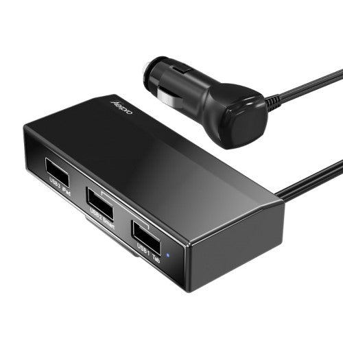 4.5A THREE PORT USB IN-CAR CHARGER WITH 1M CABLE