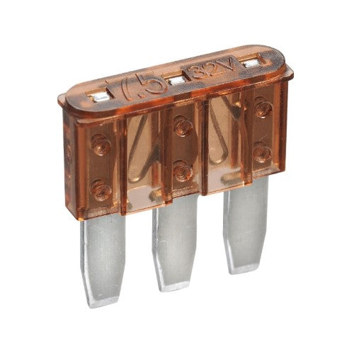 7 AMP BROWN MICRO 3 BLADE FUSE (Box Of 25)