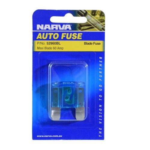 Maxi Blade Fuse - 60 Amp Blue (Blister Pack Of 1)