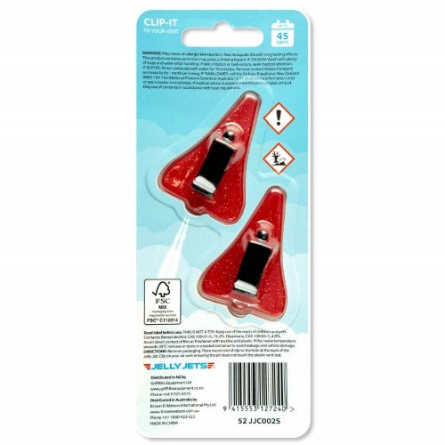 JELLY JETS - CLIP-IT SPARKLE CHERRY AIR FRESHENER