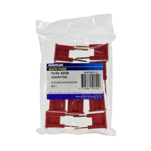 FUSE LINK PLUG MALE 50AMP PK10