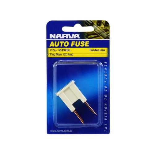 Male Plug In Fusible Link - 120 Amp Grey (Blister Pack Of 1)