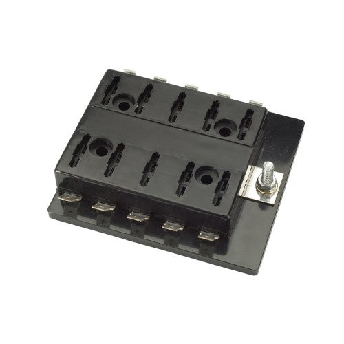 Narva - Fuse Holder 10way C/Break Blk