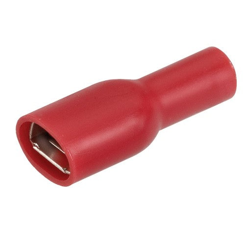 Female Blade Terminal - 6.3 X 0.8mm (Red - 100 Pack) (56142)