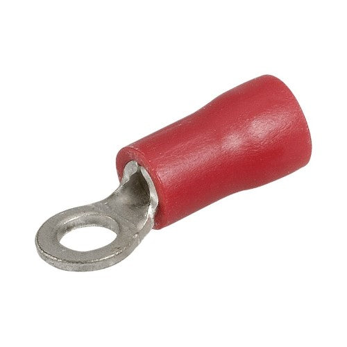 Ring Terminal - 3.0mm (Red - 100 Pack)
