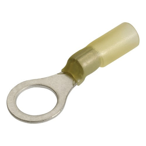 H/Shrink Ring Terminal Yellow 9.5mm Pk12 - Narva