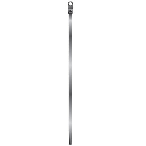 Mountable Head Cable Tie - 7.6 X 385mm (25 Pack)