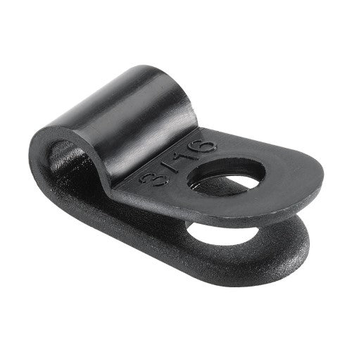 Narva - P Clips Blk Plast 6.4mm Id 100