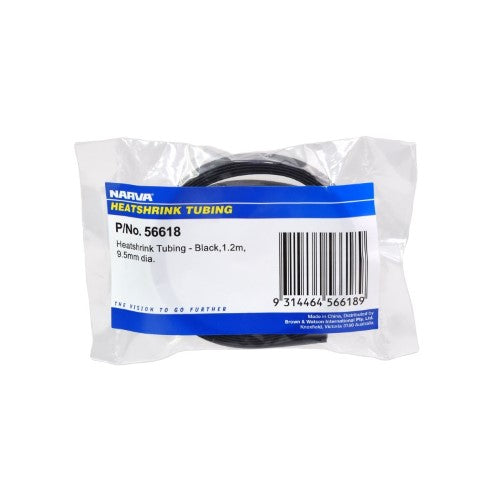Black Heatshrink - 9.5mm X 1.2m