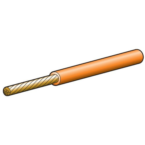 Narva - Cable Sgle 3mm 19a 100m Orange