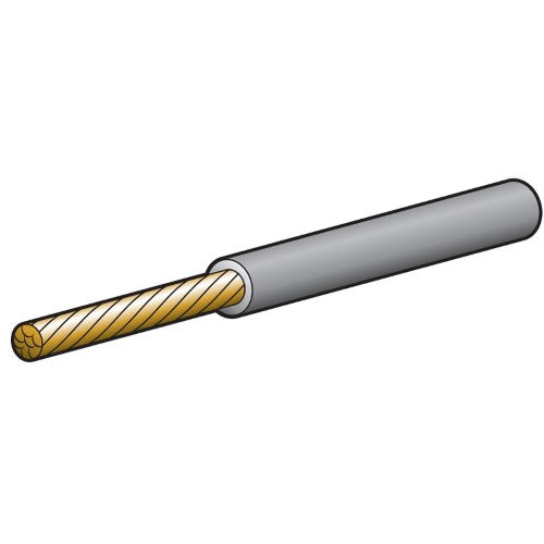Narva - Single Core 4mm 25a 100m Grey