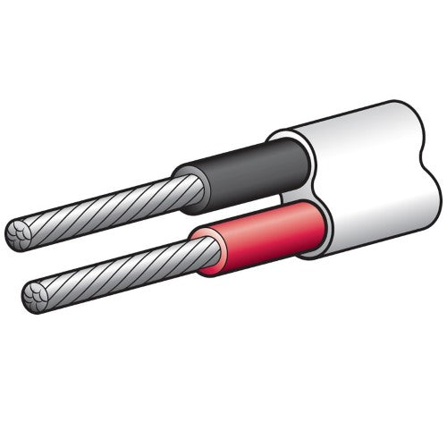 Narva - Marine Twin Core 4mm 30m Rd/Bk