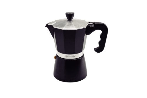 Italian Espresso Coffee Maker Black 320ml, 6 Cup - Tramontina