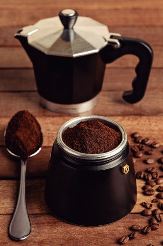 Italian Espresso Coffee Maker Black 320ml, 6 Cup - Tramontina