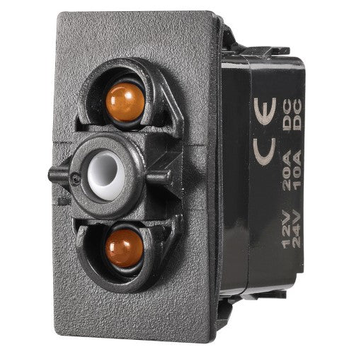 12/24v Off/On Led Illuminated Sealed Rocker Switch (Amber) - NARVA