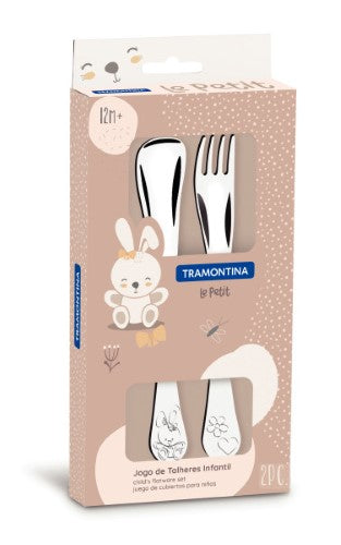 Le Petit Girls Cutlery 2  Piece Set - Tramontina