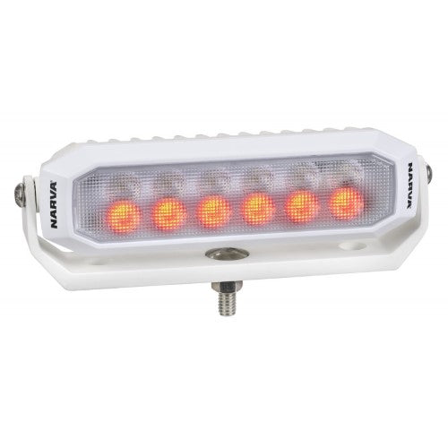 NARVA - WHITE LED DECK LAMP RED/WHITE LIGHT OUTPUT