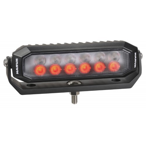 NARVA - BLACK LED DECK LAMP RED/WHITE LIGHT OUTPUT PACK OF 10