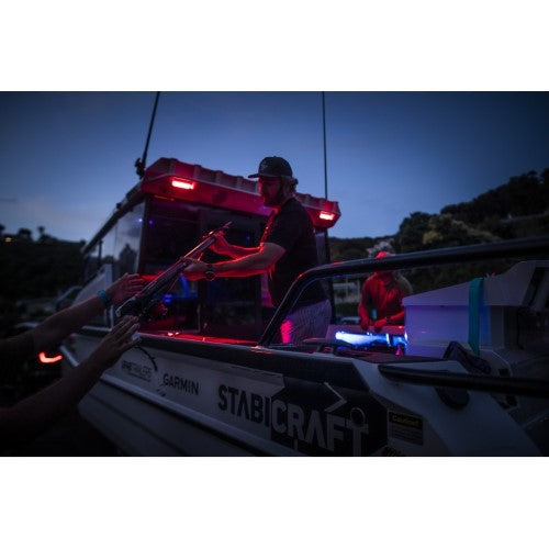 NARVA - BLACK LED DECK LAMP RED/WHITE LIGHT OUTPUT PACK OF 10